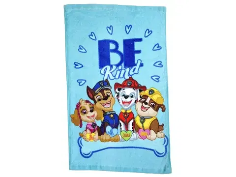 Uteráky Detský uterák PAW PATROL svetlo modrý 30X50cm Setino Tiahome