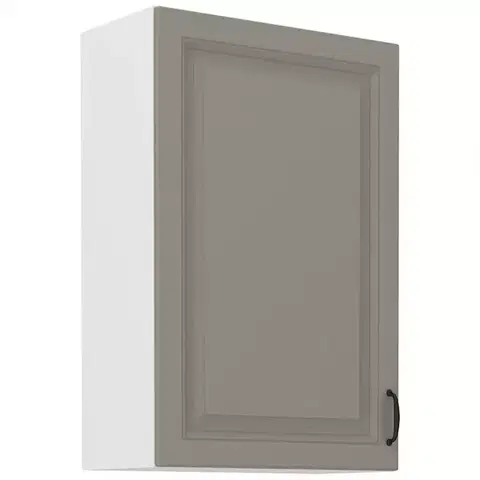 Kuchynské skrinky visiace Kuchynská skrinka Stilo claygrey/biely 60g/90 1f