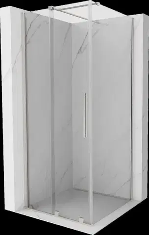 Sprchovacie kúty MEXEN/S - Velár sprchovací kút, posuvné dvere 120 x 120, transparent, nikel kefovaná 871-120-120-01-97