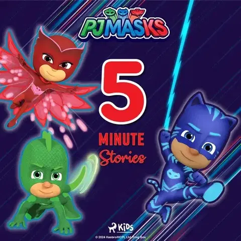 Pre deti a mládež - ostatné Saga Egmont PJ Masks - 5-Minute Stories (EN)