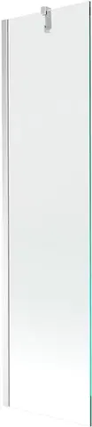 Sprchové dvere MEXEN/S - Next vaňová zástena FIX 50x150, transparent, chróm 895-050-000-00-00-01