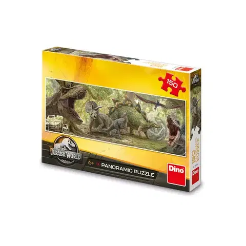 Od 100 dielikov Dino Toys Puzzle Jurský svet 150 panoramic Dino