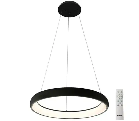 Svietidlá Azzardo  - LED Stmievateľný luster na lanku ANTONIO LED/80W/230V čierna + DO 