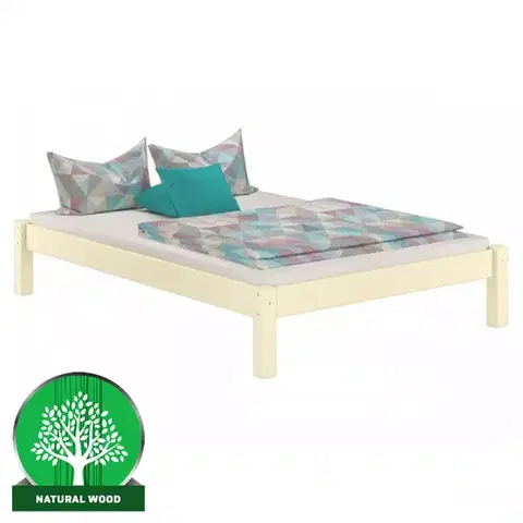 Drevené postele Posteľ Dora 160x200 borovica lak