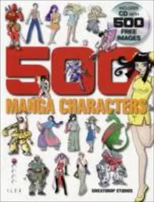 Cudzojazyčná literatúra 500 manga characters (with CD)