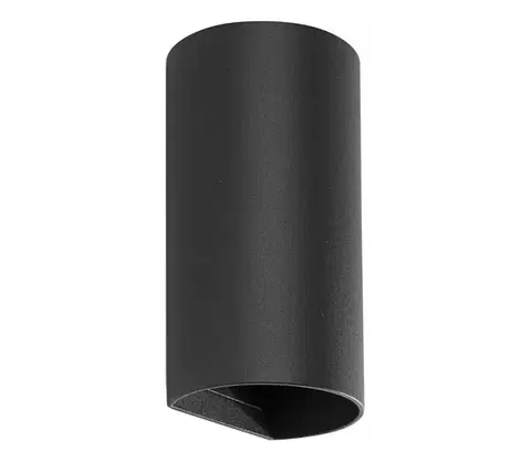 Svietidlá FARO Barcelona FARO 40539 - Nástenné svietidlo SOLE 2xGU10/8W/230V čierna zaokrúhlený 40539