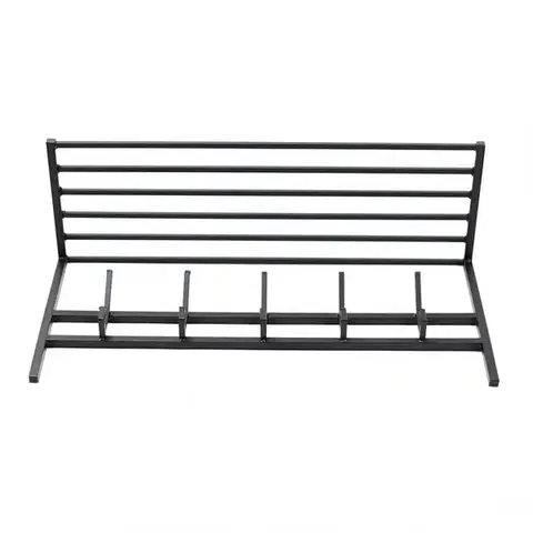 Vešiaky do predsiene Vešiak kovový s poličkou Loft 35x75x25,5 cm čierna