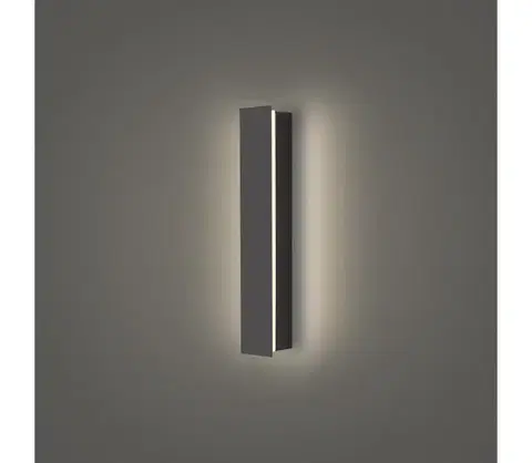 LED osvetlenie BRILAGI - LED vonkajšie nástenné svietidlo LINEAR LED/8W/230V 4000K IP65 antracit BRI278