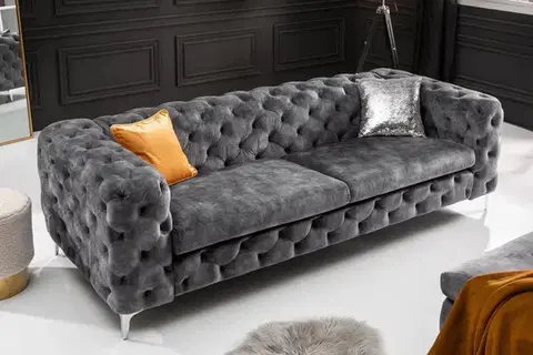 Pohovky a gauče Chesterfield pohovka ZETHOS Dekorhome