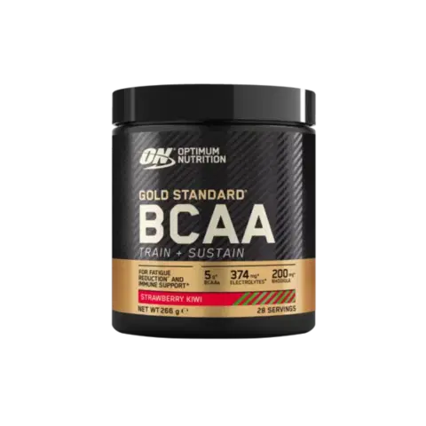 BCAA Optimum Nutrition Gold Standard BCAA Train Sustain jahoda kiwi