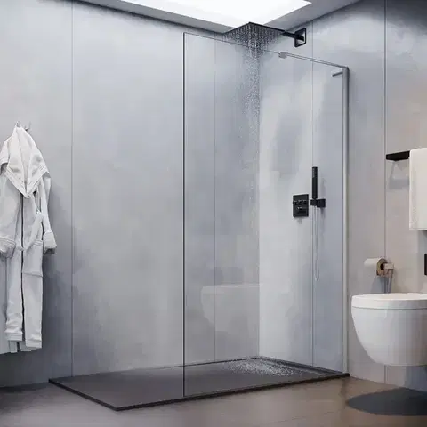Sprchy WALK-IN Sprchová stena Walk-In Pik 90x195 chróm