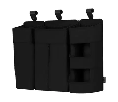 Postieľky Lionelo - Organizér na postieľku 3v1 SIDEPOCKET Čierny 5903771724852