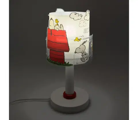 Lampy Dalber 76301 - LED detská lampička SNOOPY 1xG4/4W/230V biela/červená 76301
