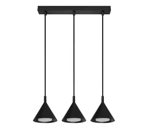 Svietidlá BRILAGI - Závesný luster na lanku CONE TRIPLE 3xGX53/15W/230V čierna WO-E14-G10-BLK-OEM