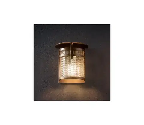 Svietidlá Redo 9577 - Vonkajšie nástenné svietidlo VISIR 1xE27/42W/230V IP23 9577