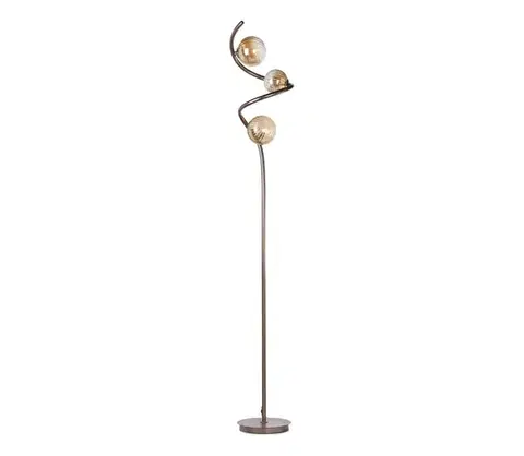 Lampy ONLI - Stojacia lampa FRIDA 3xG9/10W/230V medená 5104/PT