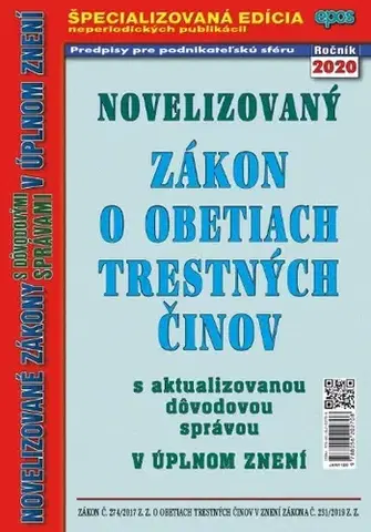 Zákony, zbierky zákonov Novelizovaný zákon o obetiach trestných činov 11/2020
