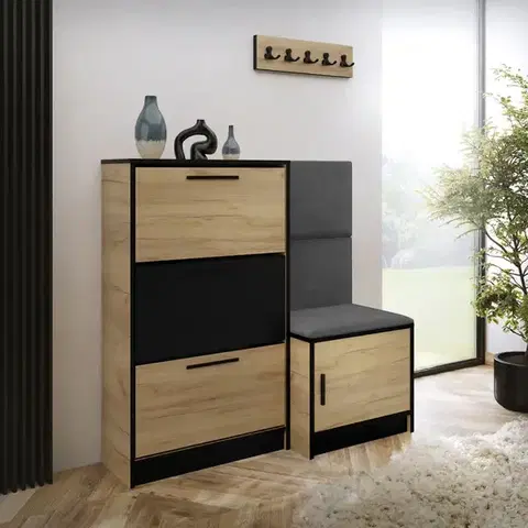 Skrinky na topánky Skrinka na topánky Kpl Foli Craft + Sivá (ITAKA 50)