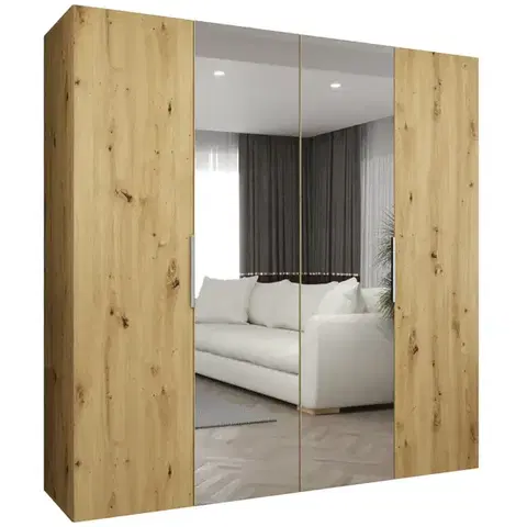 Šatníkové skrine Skriňa Marbella II 200 artisan kašmír