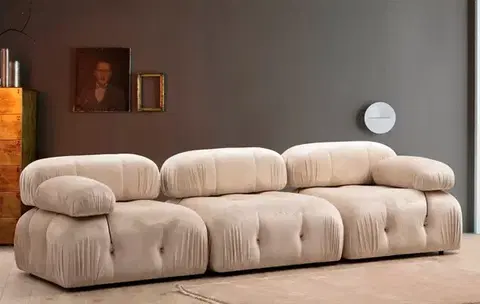 Pohovky a gauče Trojmiestna pohovka Bubble 3 Seater ( L1-O1-1R) - Velvet