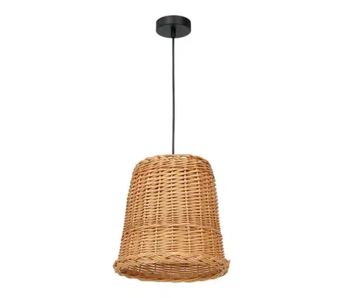 Svietidlá  Luster na lanku VIMINI 1xE27/40W/230V ratan MLP7990