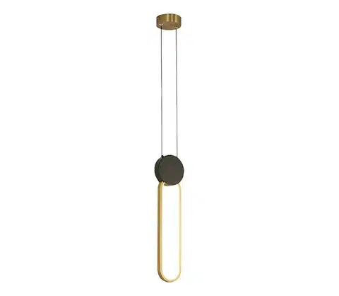 Svietidlá Zam 23100 - LED Stmievateľný luster na lanku LED/13W/230V 3000K zlatá 23100