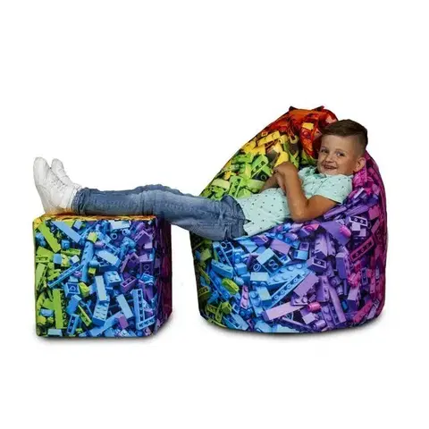 Sedacie vaky a kocky Sedací vak Sako Modern polyester TiaHome - Lego