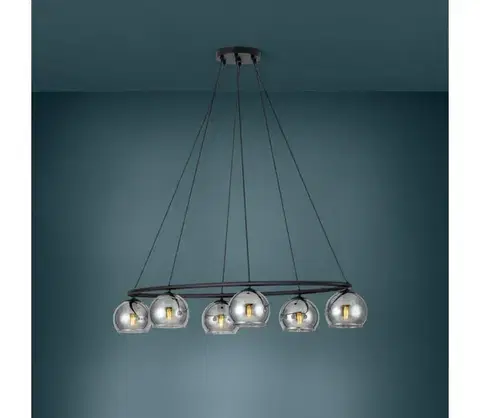 Svietidlá Eglo 39578 - Luster na lanku DAGUELLA 6xE14/25W/230V 39578