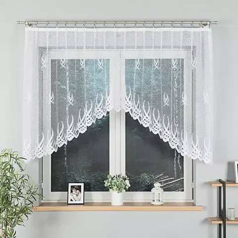 Záclony do obývačky Žakárová záclona Gosia 007017 300x160 cm