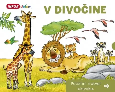 Leporelá, krabičky, puzzle knihy Otvor okienko - V divočine