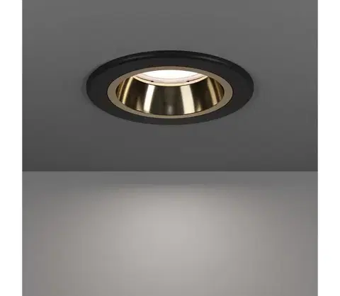 Svietidlá Eglo 902296 - LED stmievateľné kúpeľňové podhľadové svietidlo YEBRA LED/4,8W/230V IP44 čierne 902296