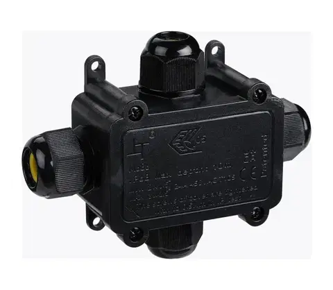 Záhradné lampy  Vodeodolná prepojovacia krabička 24A/230V IP68 5903271845019