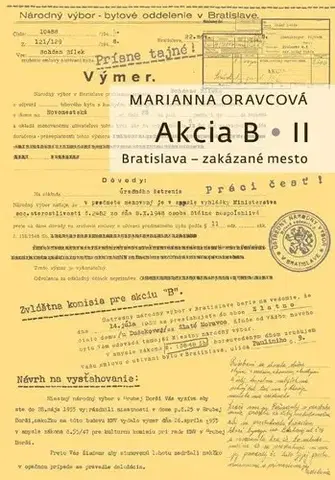 Slovenské a české dejiny Akcia B II - Marianna Oravcová