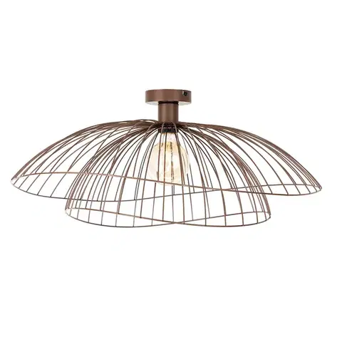 Stropné osvetlenie Dizajnové stropné svietidlo bronzové 45 cm - Pua