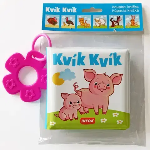 Knižky do vane Koupací knížka / Kúpacia knížka - Kvík Kvík