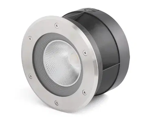 Záhradné lampy FARO Barcelona FARO 70587 - LED Vonkajšie nájazdové svietidlo SURIA-24 LED/24W/230V IK08 IP67 70587