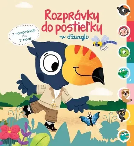 Leporelá, krabičky, puzzle knihy Rozprávky do postieľky V džungli