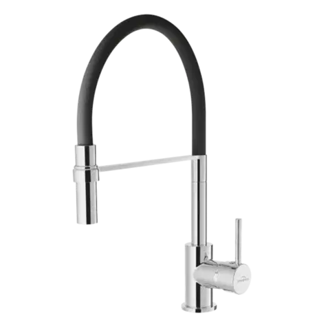 Kuchynské drezy INVENA INVENA - Drezová batéria CHAMELEON, čierna BZ-29-L04-C