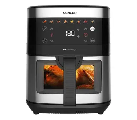 Predlžovacie káble Sencor horkovzdušná fritéza 9 l, 1700 W, čierna/matný chróm 41023369