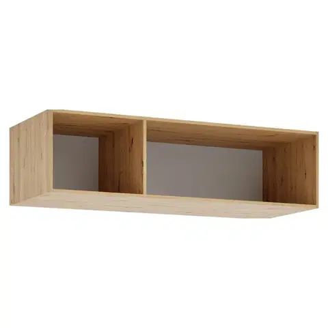 Šatníkové skrine KONDELA Kreo 150 korpus nadstavca dub artisan