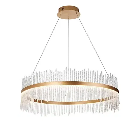 Svietidlá Endon 107672 - LED stmievateľný luster na lane ADRIEL LED/83W/230V 3000K zlatá 107672