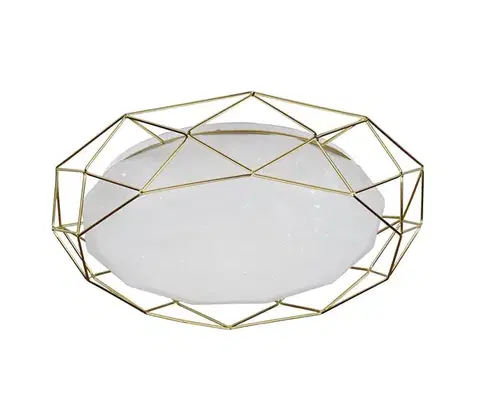 Svietidlá  LED Stropné svietidlo SVEN LED/24W/230V zlatá 98-66312