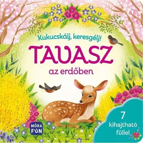 Leporelá, krabičky, puzzle knihy Kukucskálj, keresgélj! Tavasz az erdőben