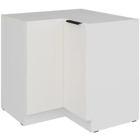 Kuchynské skrinky stojace Kuchynská skrinka Aria-Wh/Wh Anti Fingerprint 90x90 Dn 2f Bb