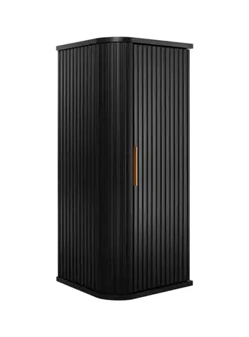 Skrinky do kúpeľne Elvisia Závesná skrinka do kúpeľne ELEGANCE Black 79 cm