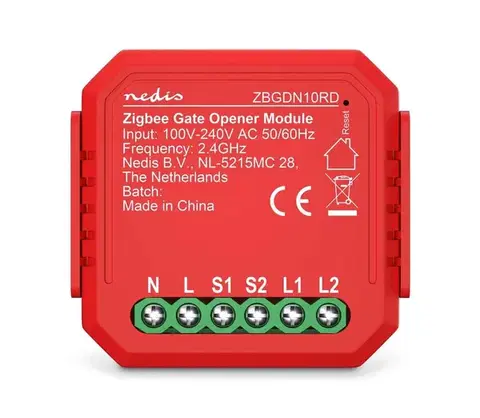 LED osvetlenie  ZBGDN10RD - Inteligentný spínač garážových vrát SmartLife Zigbee Tuya ZBGDN10RD