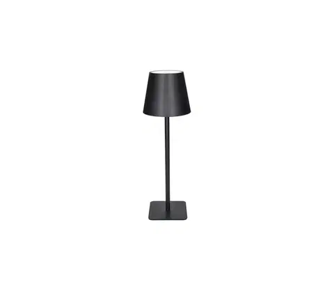 Lampy  WO69-B - LED stmievateľná nabíjateľná dotyková stolová lampa LUCCA LED/3,7V 2000 mAh čierna WO69-B