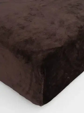 Plachty MKLozkoviny.sk Plachta mikroplyš Deluxe 180 x 200 cm - tmavo hnedé