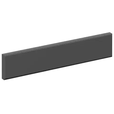 Kuchynské skrinky Čelo skrinky Luxeo F16-D60ZK tenký rám dark grey