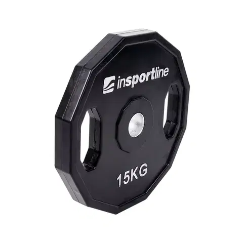 Závažia k činkám Pogumovaný kotúč inSPORTline Ruberton 15 kg 30 mm